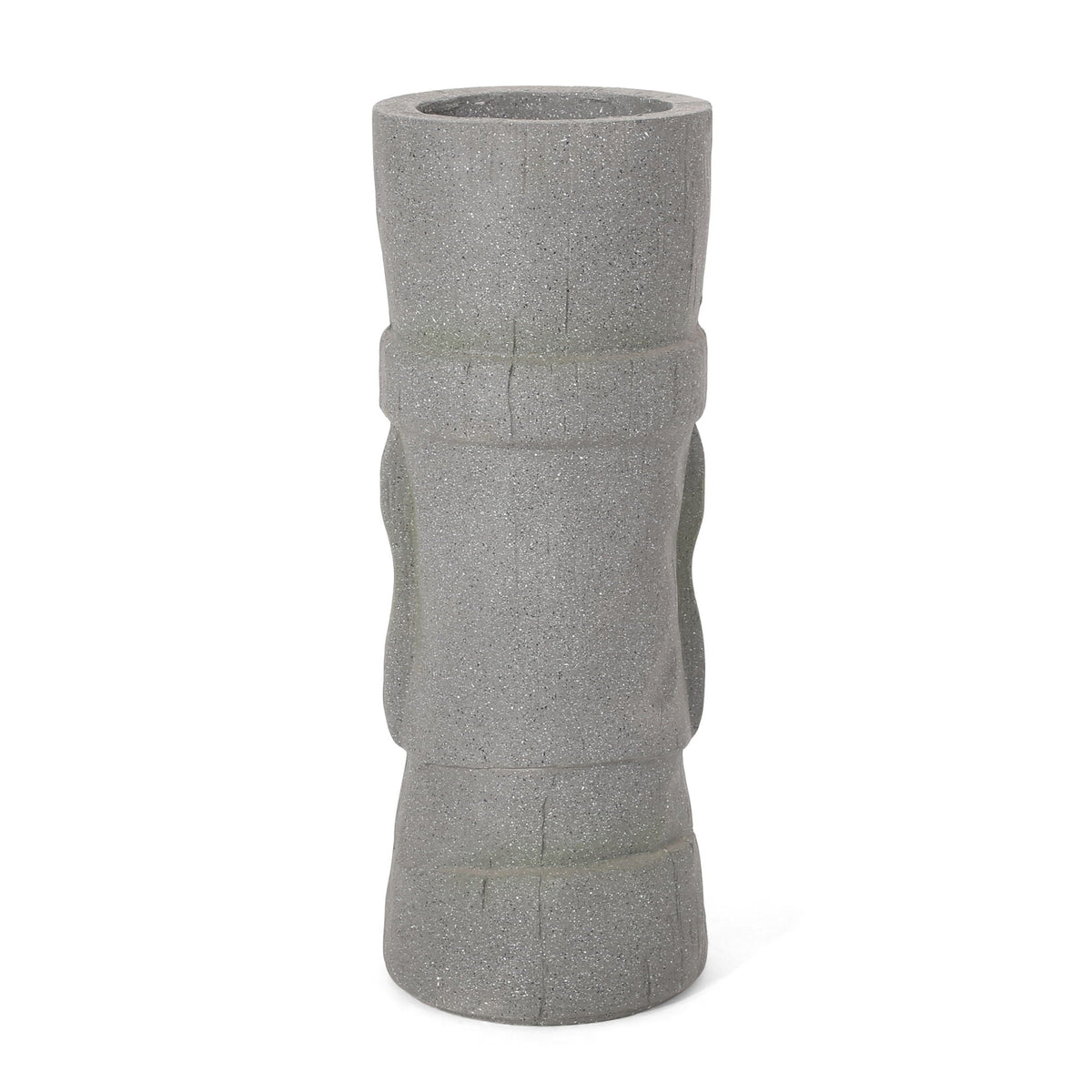 Classic Flower Planter With Magnesium Oxide Material - Stone Gray, photo 11 of 13