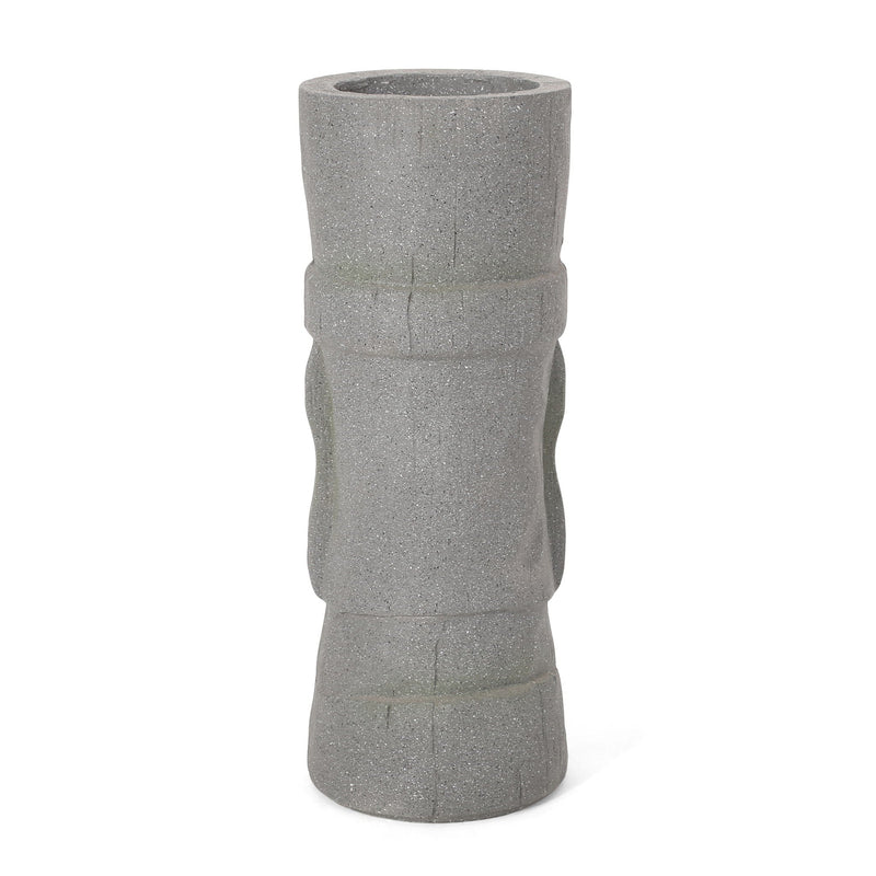 Classic Flower Planter With Magnesium Oxide Material - Stone Gray, photo 11 of 13