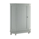 Bathroom Cabinet Triangle Corner Storage Cabinet With Adjustable Shelf Modern Style by Unique Piece Furniture
