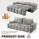 4 Seater Modern Couch With Seats Storage by HouseOfZazla