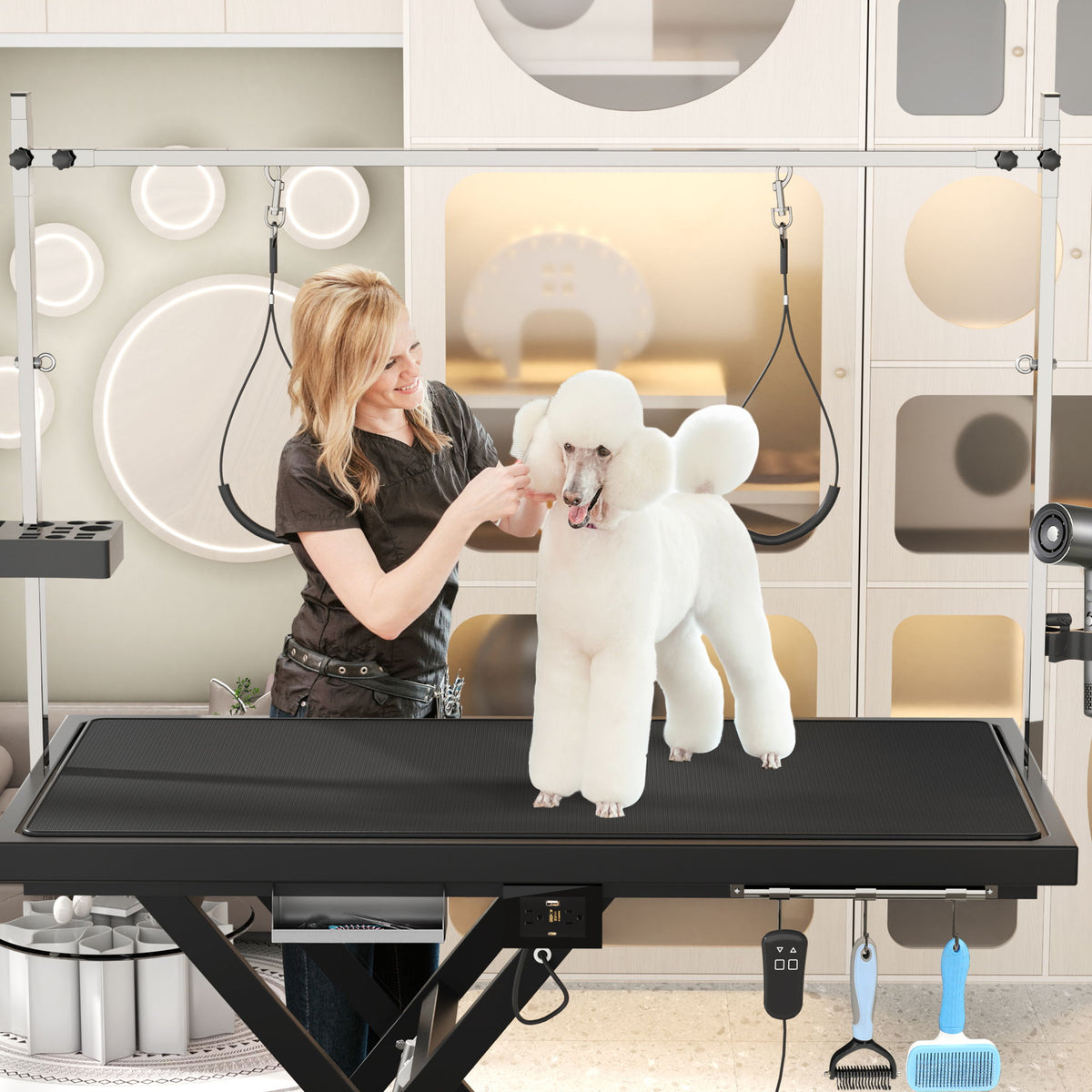 Super Deluxe Electric Pet Grooming Table, Height Adjustable, photo 19 of 19
