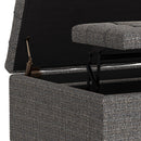 Harrison - Upholstered Coffee Table Storage Ottoman by Unique Piece Furniture