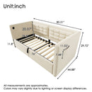 Upholstered Hydraulic Storage Daybed With USB & Type C Charging by HouseOfZazla
