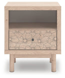 Arloster - One Drawer Night Stand - Tan