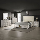 Colorado - Bedroom Set With Upholstered LED Headboard by HouseOfZazla