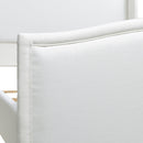 Carmen - Upholstered Wingback Panel Bed Frame by HouseOfZazla