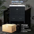 Bathroom Vanity With Single Sink, Combo Cabinet Undermount Sink, Bathroom Storage Cabinet With Two Doors And A Drawer, Soft Closing, Multifunctional Storage, Solid Wood Frame by HouseOfZazla