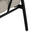 Leora Modern Minimalist Round Tube Sofa Chair with Cushions