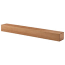 72" Fireplace Mantel Wooden Wall Mounted Floating Shelf 8" Deep Solid Pine Wood,Natural