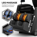 Massage Chair Recliner With Zero Gravity With Full Body Air Pressure - Black by HouseOfZazla