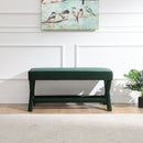 Comfort Double Bench Upholstered With X Crossed Legs by HouseOfZazla