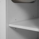 30" Bathroom Vanity with Sink, Bathroom Storage Cabinet with Doors and Drawers, Solid Wood Frame, Ceramic Sink, White