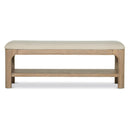 Solano 52-inch Bedroom Bed End Bench Weathered Mango