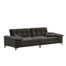 104.7" Modern 4-Seater Cloud Sofa with Wide Flip Armrests