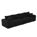 4 Seat Sofa, Deep Seat Couches With Soft Pillows by HouseOfZazla