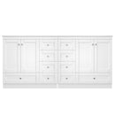 Shaker Free Standing Bathroom Vanity Cabinet & Sink, Soft Close Drawers, Soft Close Doors