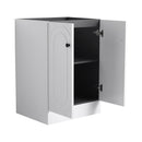 Modern Freestanding Bathroom Vanity With Soft Close Cabinet Doors by HouseOfZazla