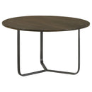 Accent Table With Slim Tripod Base - Brown by HouseOfZazla