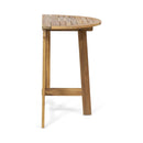 Outdoor Half Round Folding Acacia Wood Bistro Table by HouseOfZazla