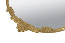 19x16x1" Round Mirror Tray with Gold Leaf Detailing by HouseOfZazla
