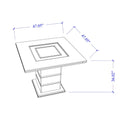 Ariya - 5 Pieces Bar Table And Bar Stool Set by HouseOfZazla