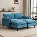 Convertible Combination Sofa With Footstools With Storage by Unique Piece Furniture