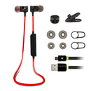 Wireless Headsets In-Ear Neckband Headphones Sweat-proof Sport Earbuds w/ Call Alert Number Broadcast For Gym Running Hiking