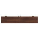 TV Stand For TVs Up To 90", Media Console With App Controlled LED Lights, 2 Drawers & Door Storage - Dark Brown by HouseOfZazla