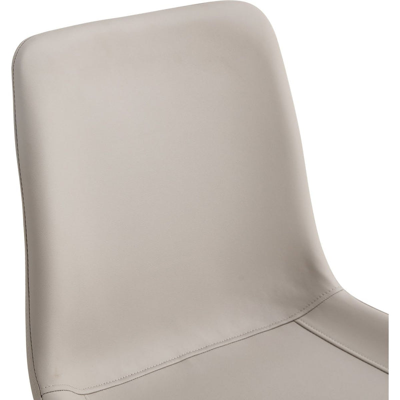 Table and chair set.Cozy Modern MDF Dining Set -67'x35.4' with 4 Gray  Artificial Leather Chairs With Curved Widened Cushion Design.Suitable for restaurants, kitchens, dining rooms,etc.