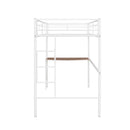 Bunk Bed With Desk, Ladder And Quality Slats For Bedroom by HouseOfZazla