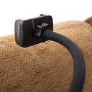 Modern Modular U-Shaped Sofa Bed With Movable Ottoman, USB Ports, Phone Holder by HouseOfZazla