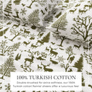Turkish Cotton Flannel Sheet - Lakeview Collection by Great Bay Home