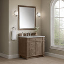 James Martin Bristol 36" Single Bathroom Vanity, Whitewashed Walnut