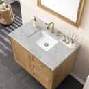James Martin Laurent 36" Dual Mount Single Bathroom Vanity, Light Natural Oak