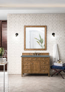 James Martin Brittany 48" Single Bathroom Vanity, Saddle Brown