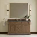 James Martin Brookfield 60" Single Bathroom Vanity, Pecan