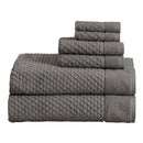 Cotton Diamond Waffle Weave Bath Towel Set - Grayson Collection by Great Bay Home