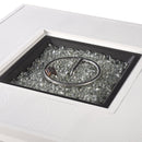 Aluminum 42-in Square Propane Fire Table with Beads, Covers and Lid