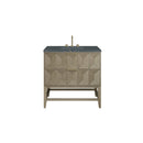 James Martin Emmeline 36" Single Bathroom Vanity, Pebble Oak