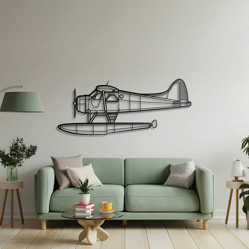 DHC-2 MK III Turbo Beaver Metal Aircraft Wall Art - NCP0170