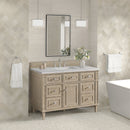 James Martin Lorelai 48" Single Bathroom Vanity, Whitewashed Oak