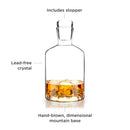 Mountain Crystal Liquor Decanter by Viski