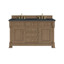 James Martin Brookfield 60" Double Bathroom Vanity, Pecan