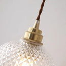GobekUsa Glass Globe LED Pendant Light Fixture for Porch Kitchen Aisle, Adjustable Hanging Lamp