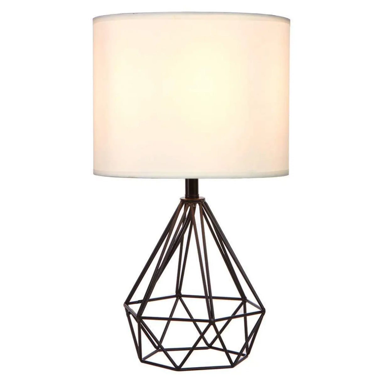 Diamond Design Table Lamp for Entryway with Elegant Modern Style, photo 5 of 5