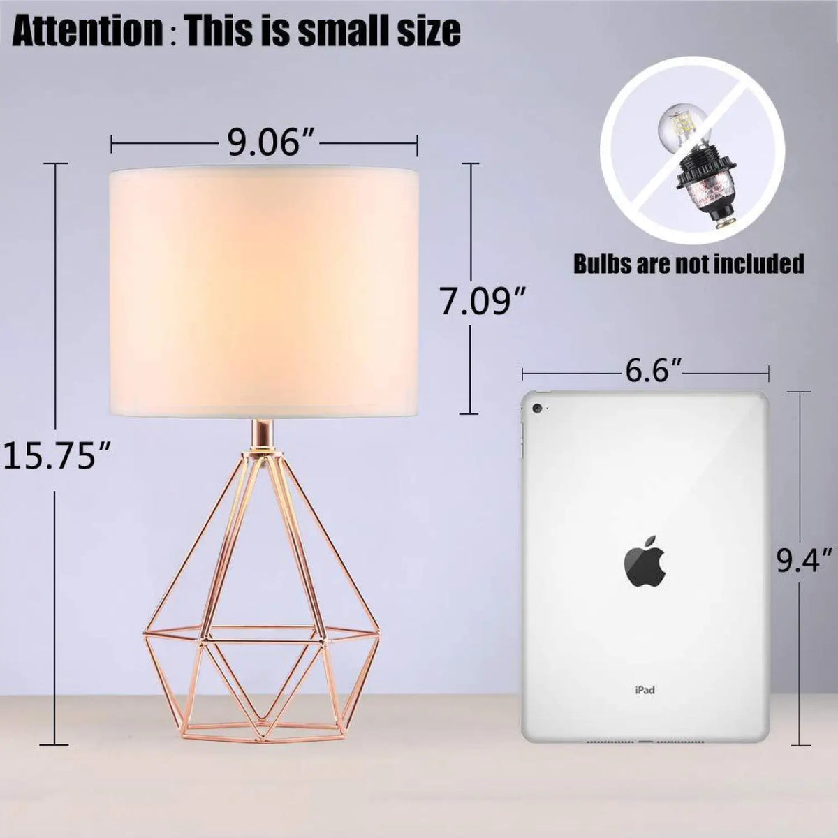 Diamond Design Table Lamp for Entryway with Elegant Modern Style, photo 2 of 5