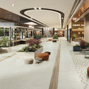 Diamond White Matte Terrazzo Look Porcelain Tiles 24x24