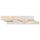 Diana Royal Honed Marble Accent Tiles New Elevation Pattern