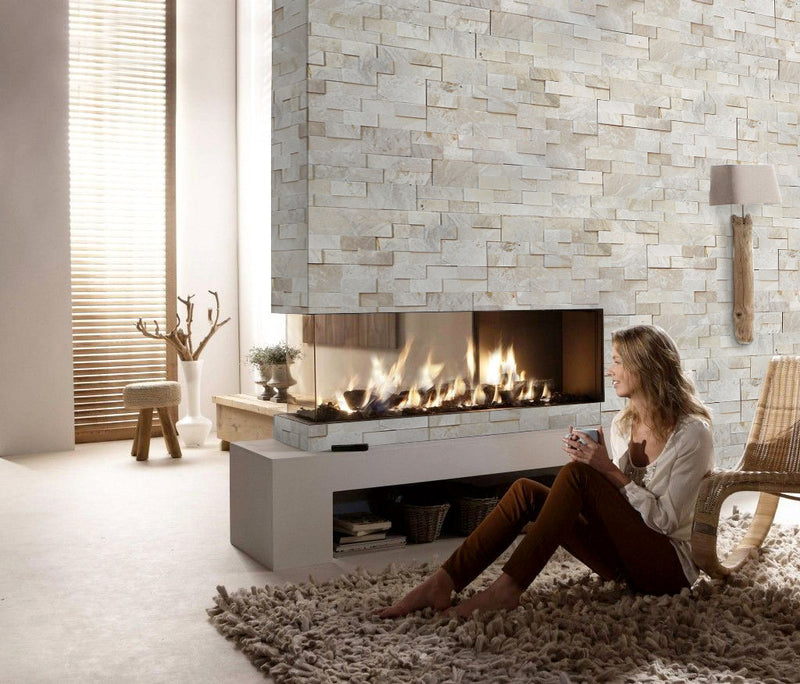 Diana Royal Marble 3D Ledger Panel 6"x24" – Honed Wall Tile, Full Truckload