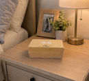 Bamboo Wireless Phone Charger/Digital Clock by creativegiftsdirect